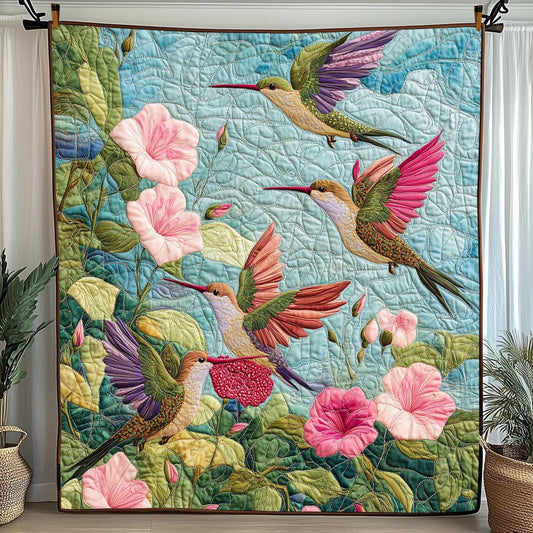 Hummingbird Haven Quilted Blanket GFTOTP5682