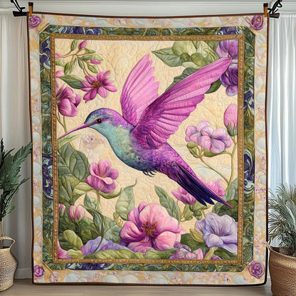 Hummingbird Haven Quilted Blanket GFTOTP5685
