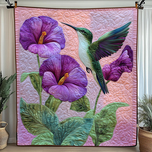 Hummingbird Haven Quilted Blanket GFTOTP5687