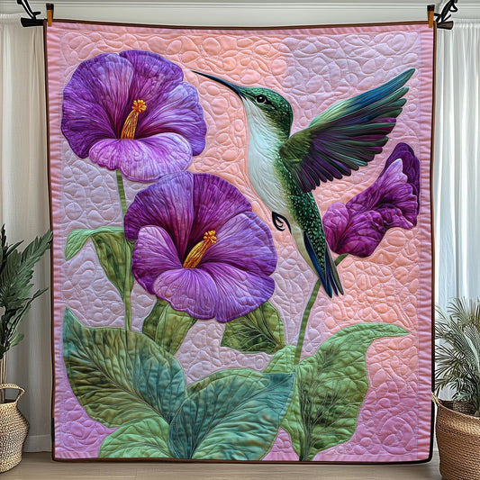 Hummingbird Haven Quilted Blanket GFTOTP5687