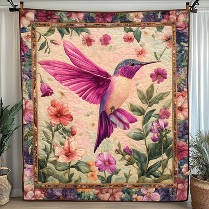 Hummingbird Haven Quilted Blanket GFTOTP5688