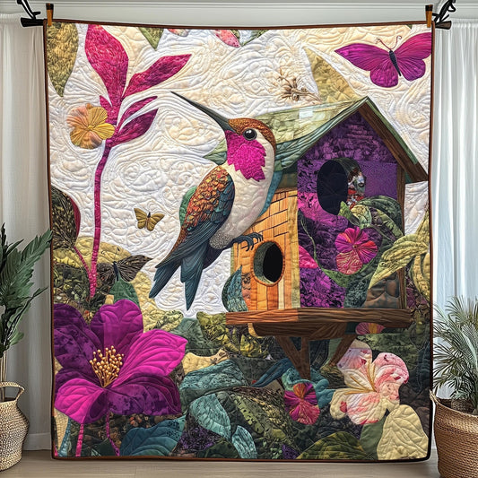 Hummingbird Haven Quilted Blanket GFTOTP5690