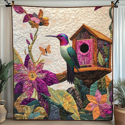 Hummingbird Haven Quilted Blanket GFTOTP5691
