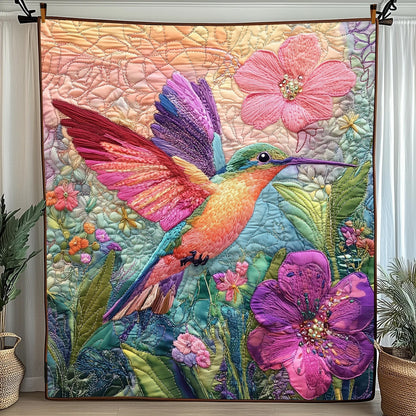 Hummingbird Haven Quilted Blanket GFTOTP5693