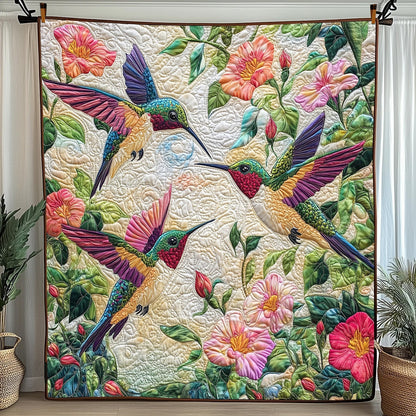 Hummingbird Haven Quilted Blanket GFTOTP5697