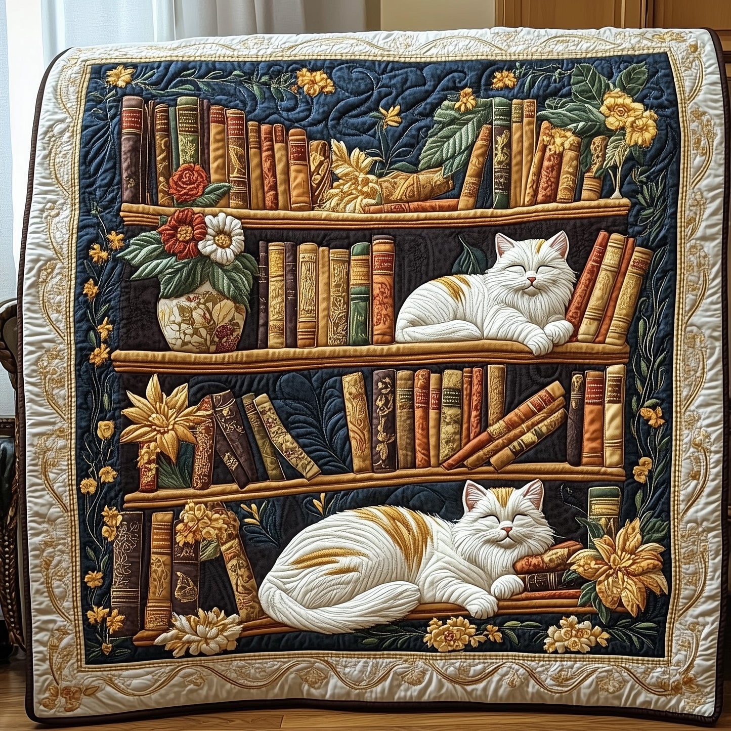 Cozy Catnap Quilted Blanket GFTOTP5777