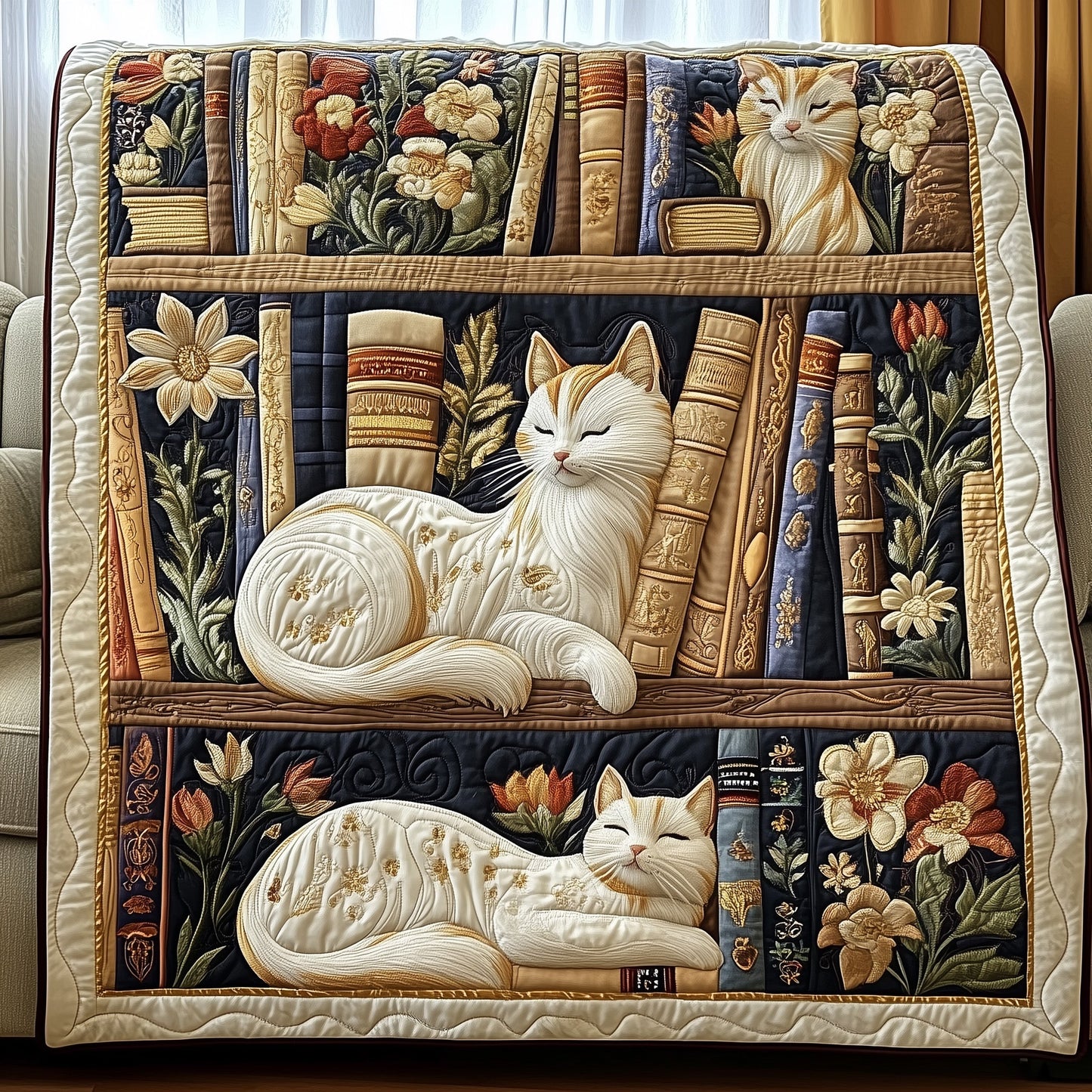 Cozy Catnap Quilted Blanket GFTOTP5778