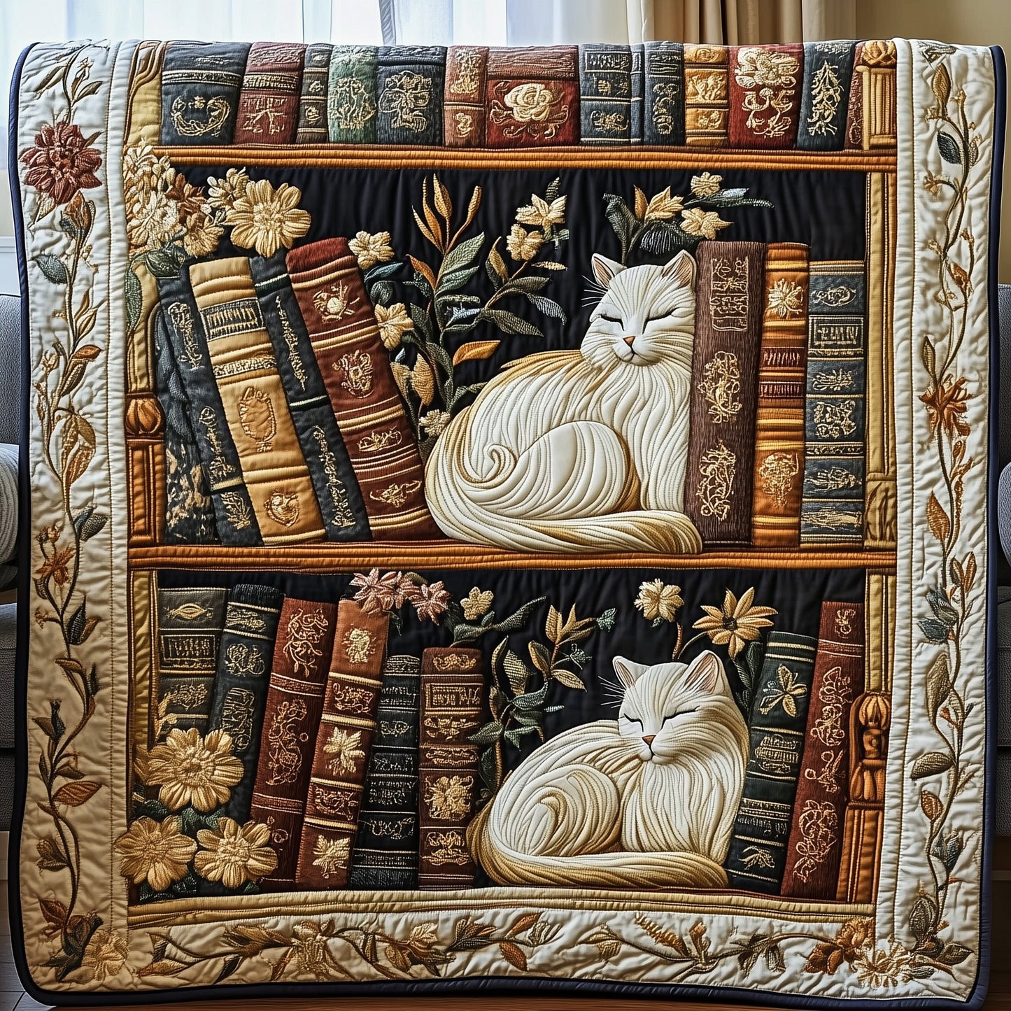 Cozy Catnap Quilted Blanket GFTOTP5779