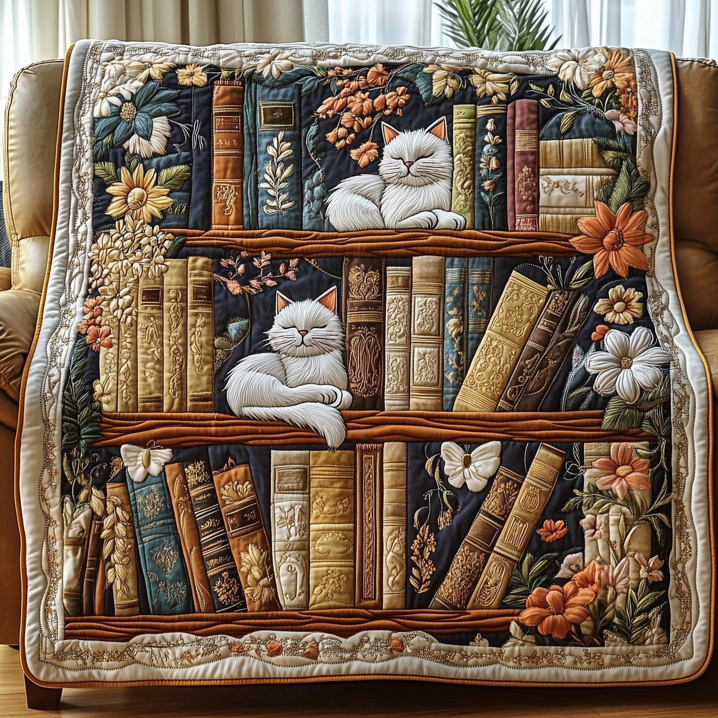 Cozy Catnap Quilted Blanket GFTOTP5781