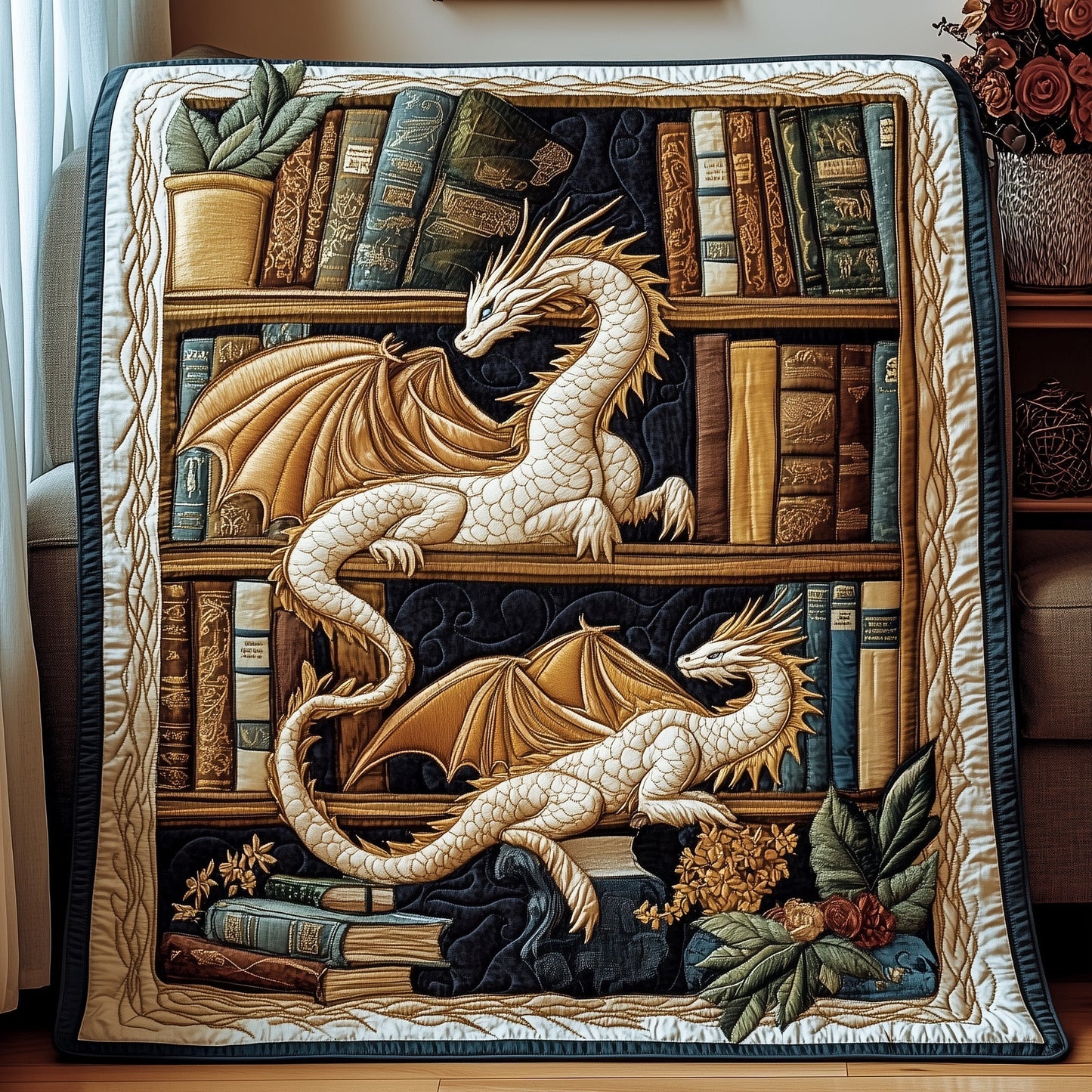 Literary Guardian Quilted Blanket GFTOTP5791