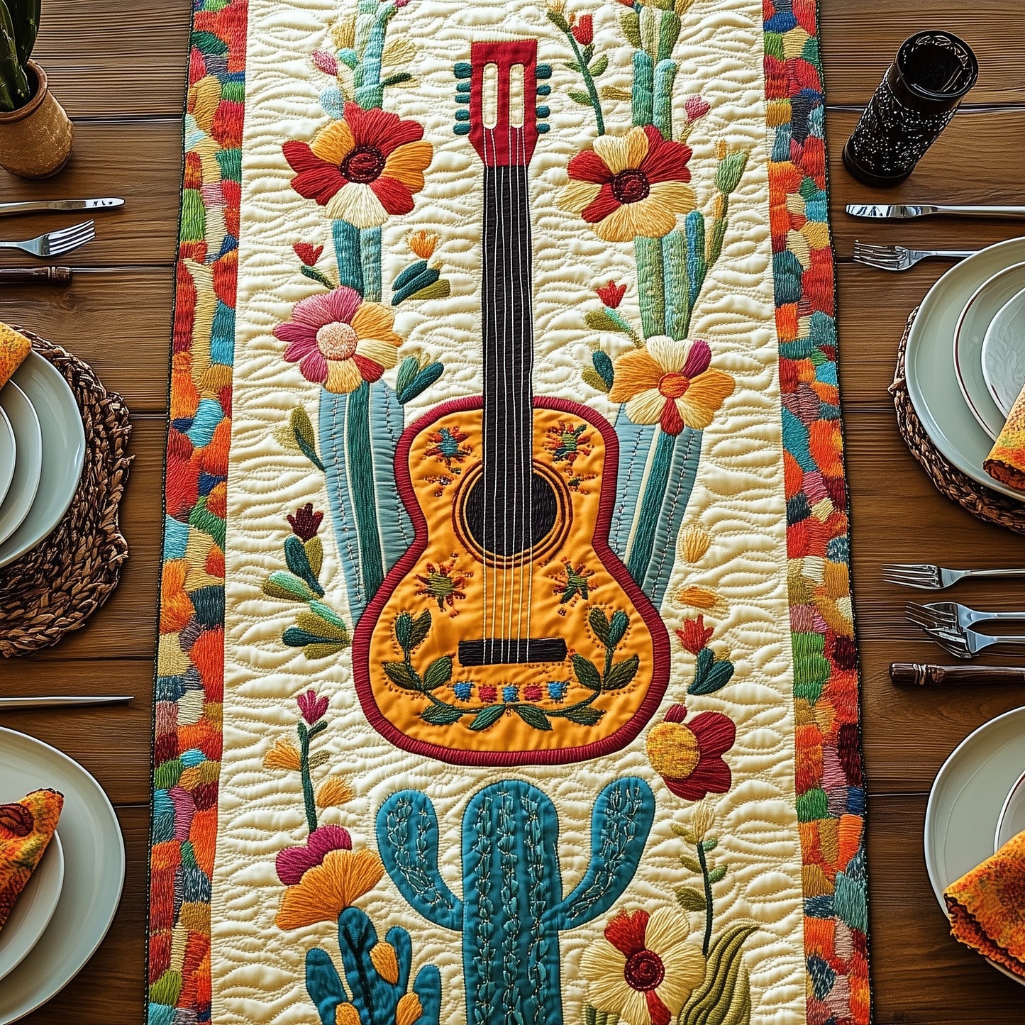 Cinco De Mayo Quilted Table Runner GFTOTP5808
