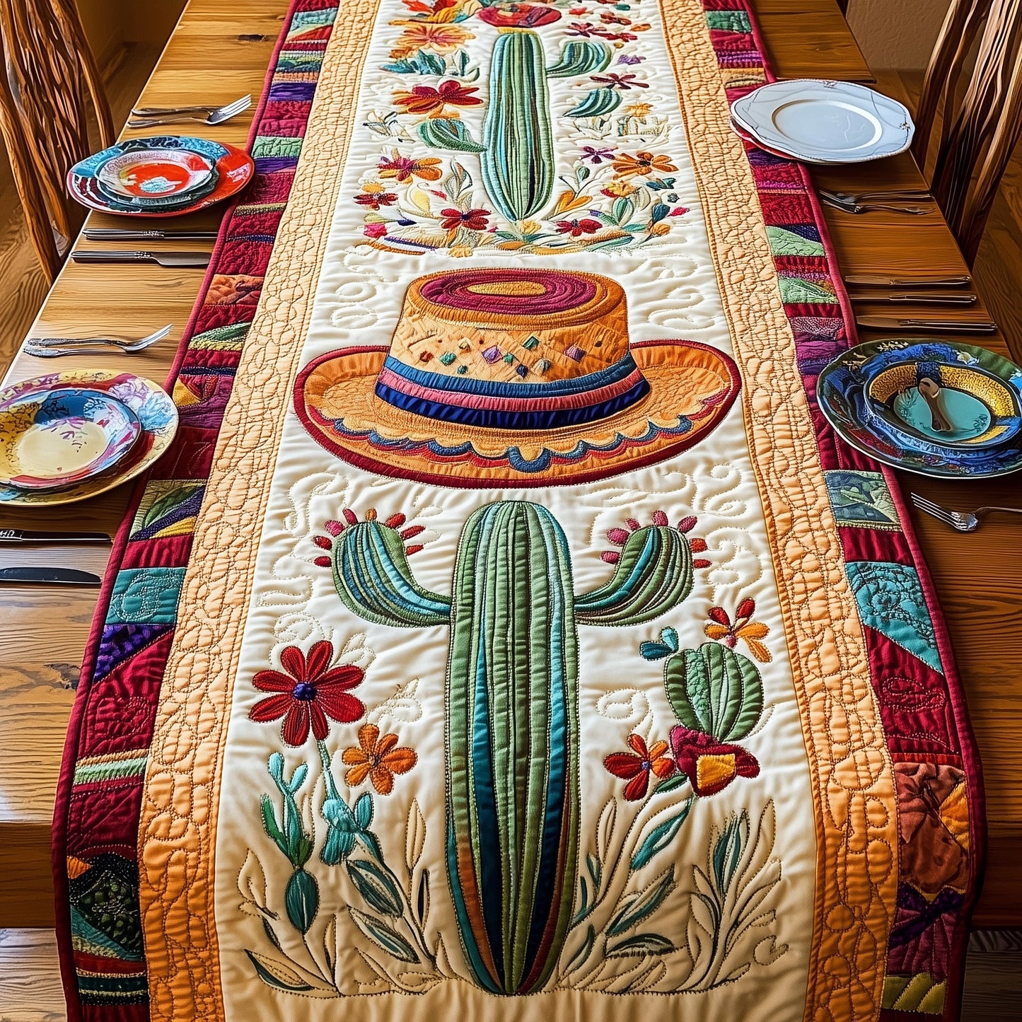 Cinco De Mayo Quilted Table Runner GFTOTP5810