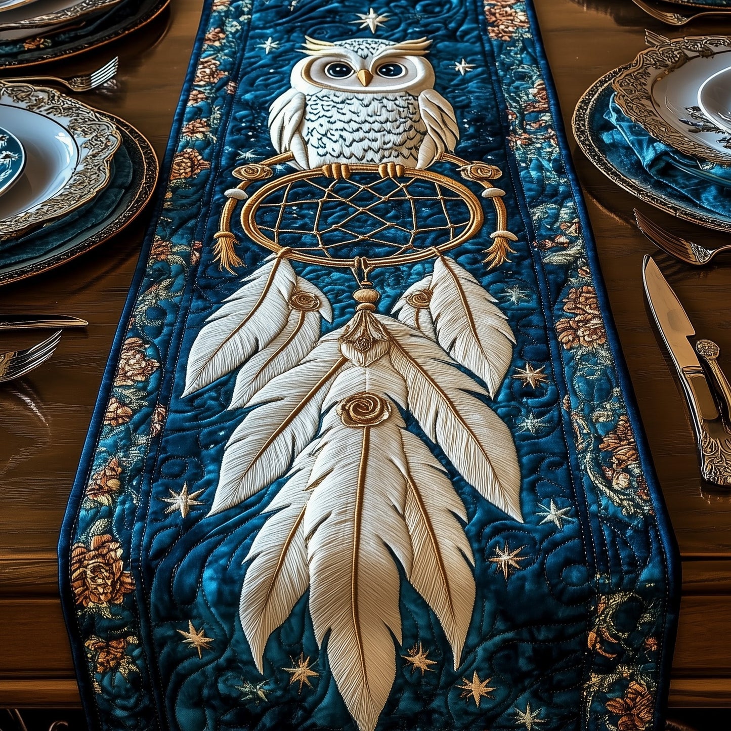 Guardian of Dreams Quilted Table Runner GFTOTP5858