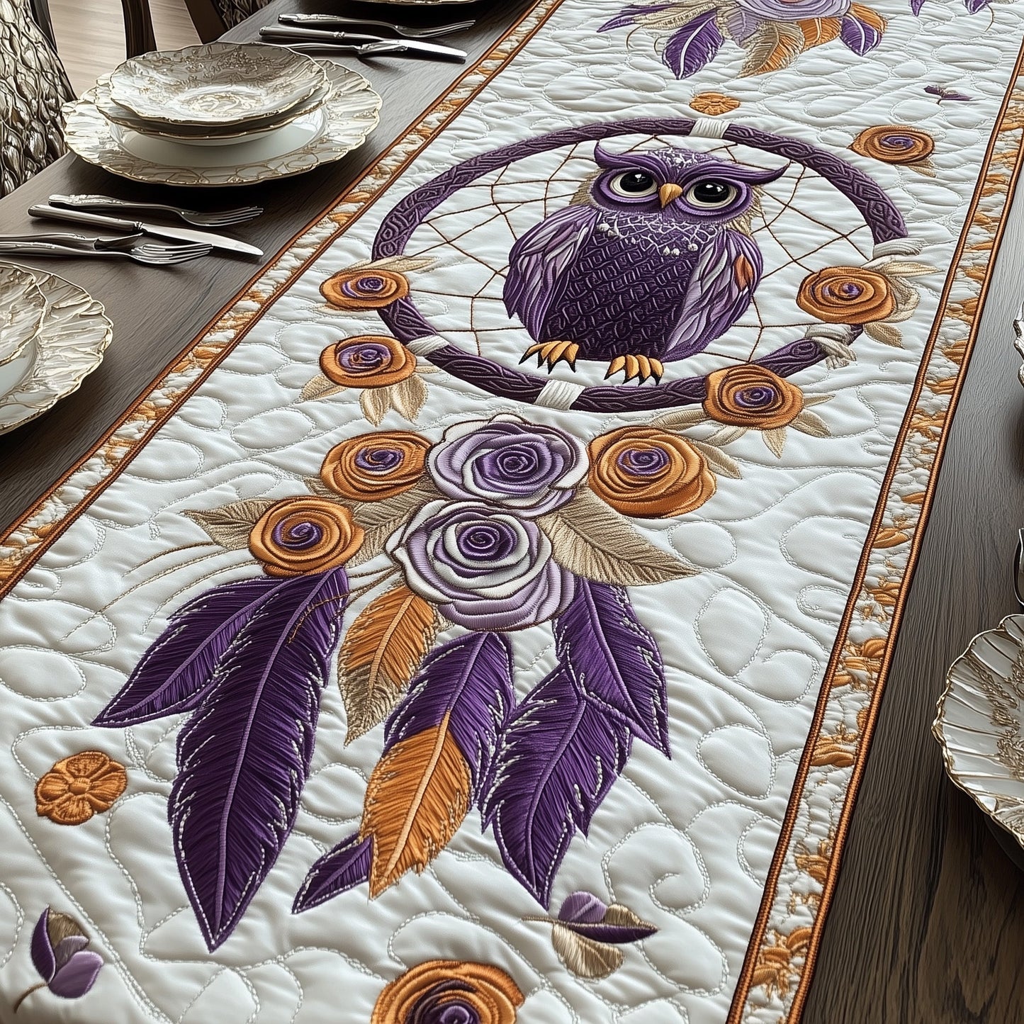 Guardian of Dreams Quilted Table Runner GFTOTP5859