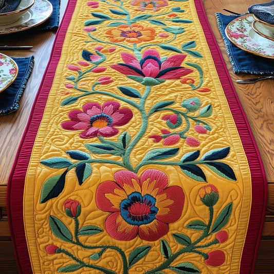 Mexican Garden Charm Quilted Table Runner GFTOTP5889