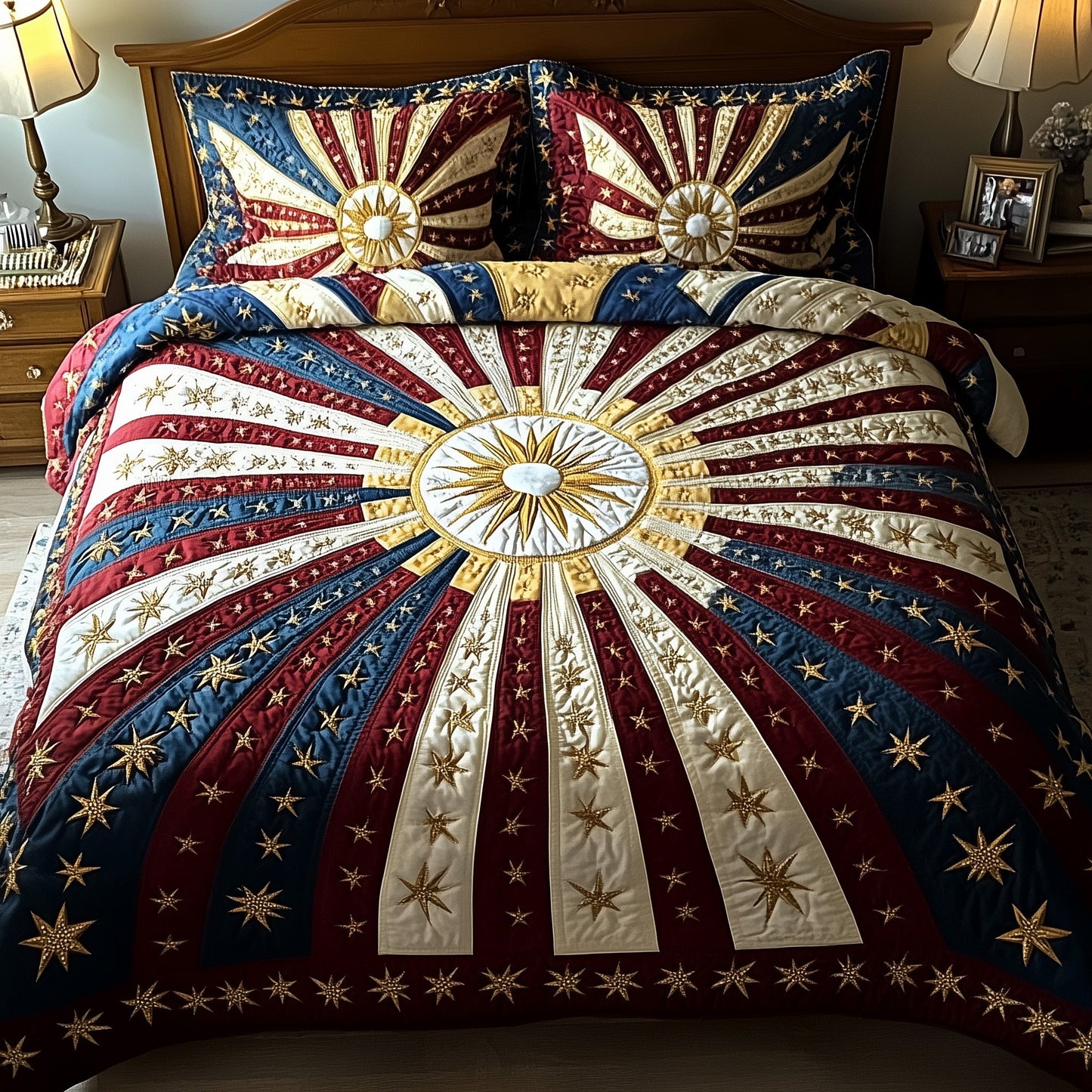 American Radiance 3-Piece Quilted Bedding Set GFTOTP5915