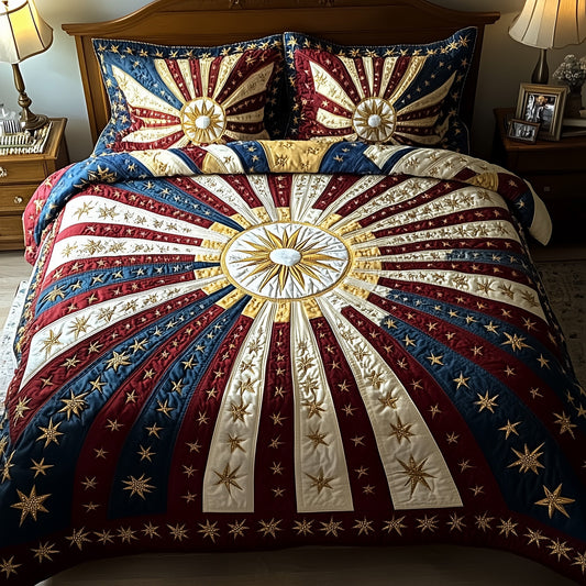 American Radiance 3-Piece Quilted Bedding Set GFTOTP5915