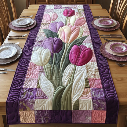 Spring Bloom Tulip Quilted Table Runner GFTOTP5930