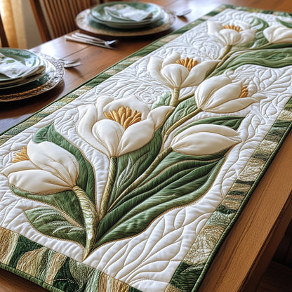 Spring Bloom Tulip Quilted Table Runner GFTOTP5933