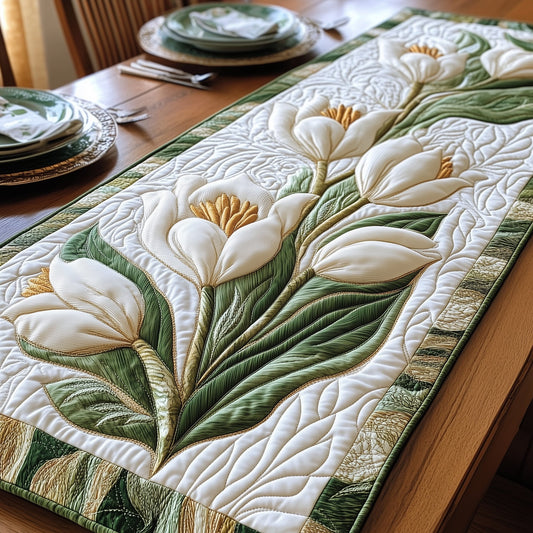 Spring Bloom Tulip Quilted Table Runner GFTOTP5933