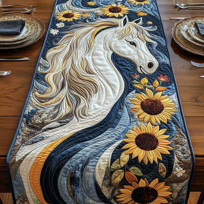 Rustic Stallion Charm Quilted Table Runner GFTOTP5937