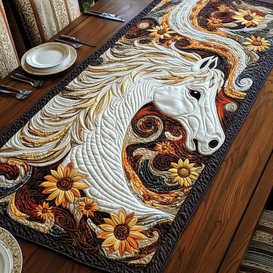 Rustic Stallion Charm Quilted Table Runner GFTOTP5938