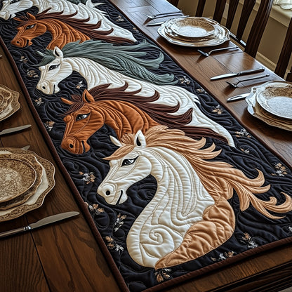 Rustic Stallion Charm Quilted Table Runner GFTOTP5940