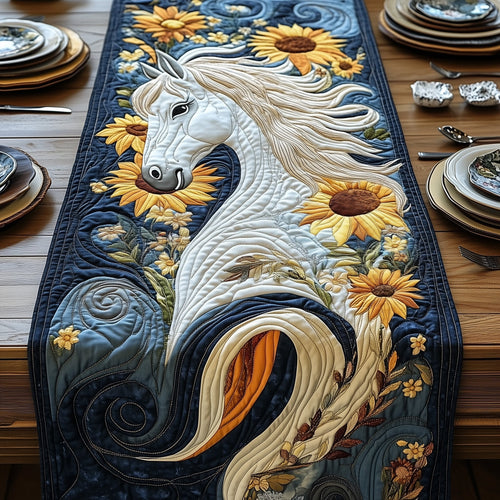 Rustic Stallion Charm Quilted Table Runner GFTOTP5965