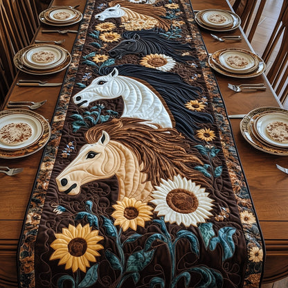 Rustic Stallion Charm Quilted Table Runner GFTOTP5967