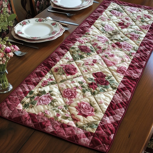 Blossom Patchwork Charm Quilted Table Runner GFTOTP5999