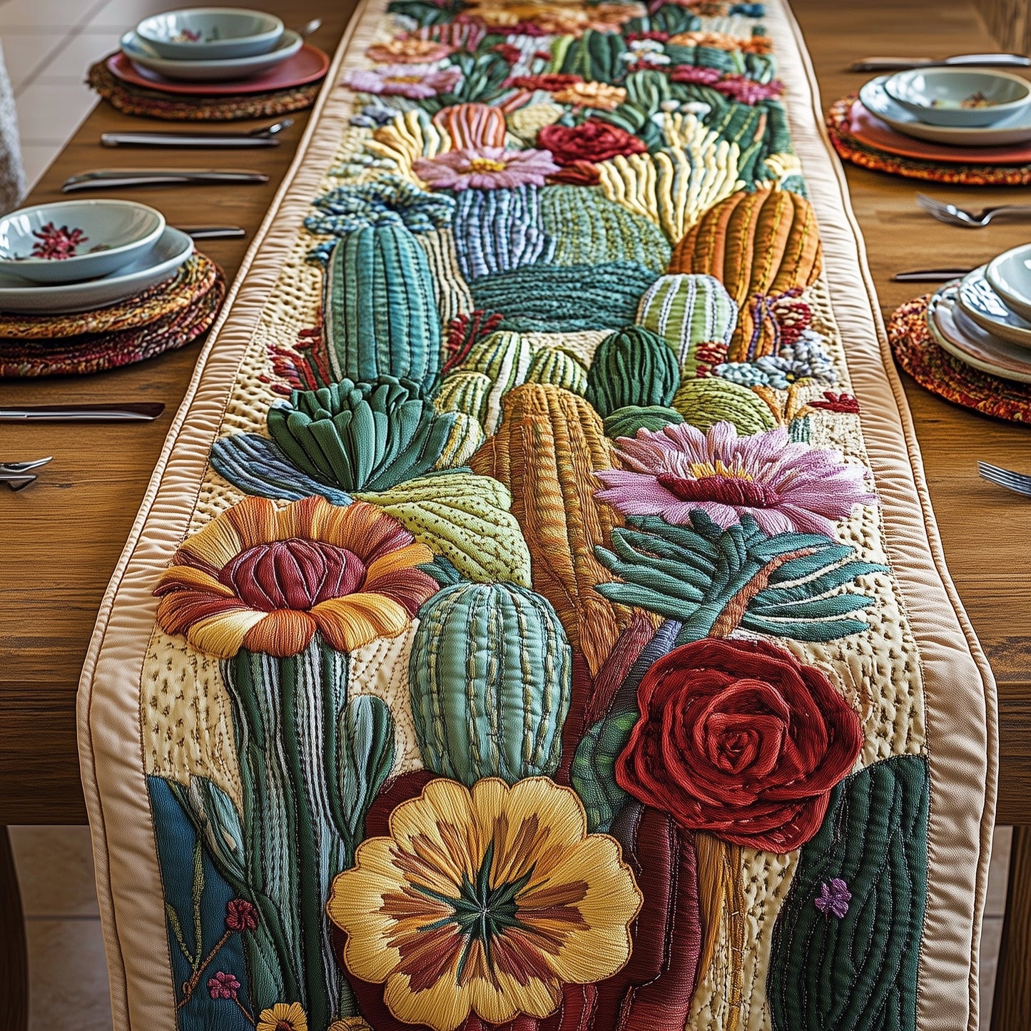 Southwest Spirit Quilted Table Runner GFTOTP6020
