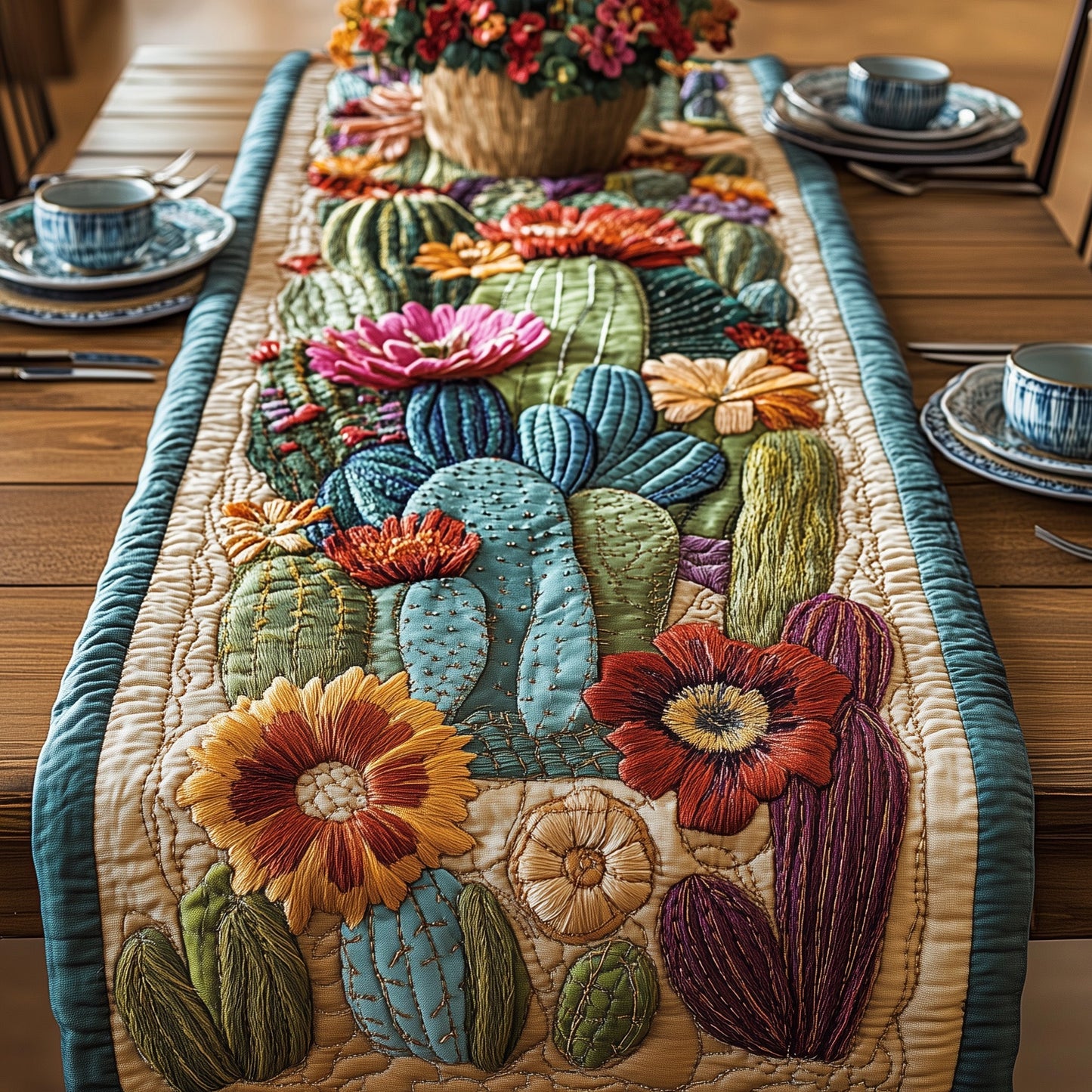 Southwest Spirit Quilted Table Runner GFTOTP6021