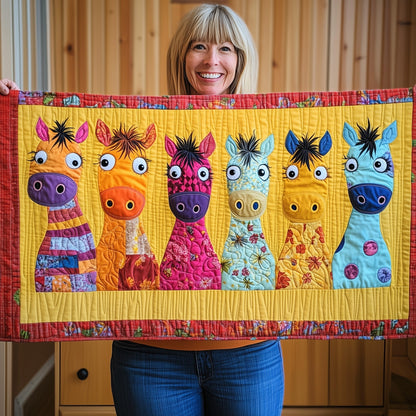 Silly Horse Quilted Table Runner GFTOTP6042