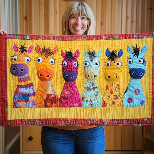 Silly Horse Quilted Table Runner GFTOTP6042