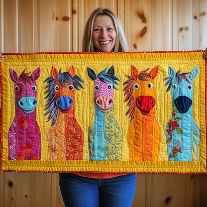 Silly Horse Quilted Table Runner GFTOTP6043