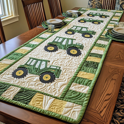 Rustic Farm Tractor Quilted Table Runner GFTOTP6051