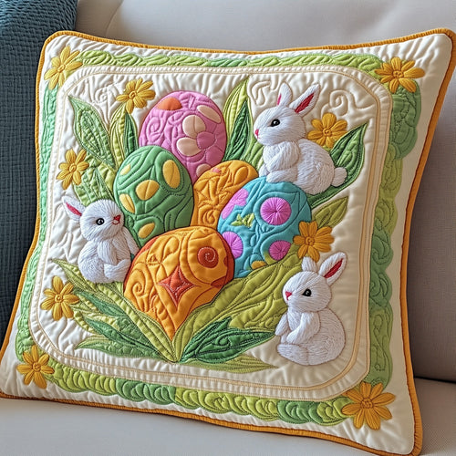 Easter Bunnies Quilted Pillow Case GFTOTP6092