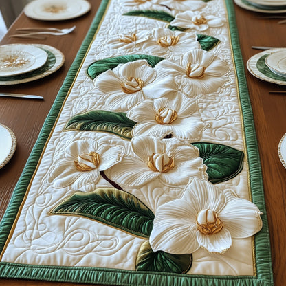 Elegant Orchid Bloom Quilted Table Runner GFTOTP6096