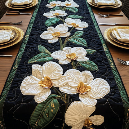 Elegant Orchid Bloom Quilted Table Runner GFTOTP6097