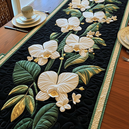 Elegant Orchid Bloom Quilted Table Runner GFTOTP6098