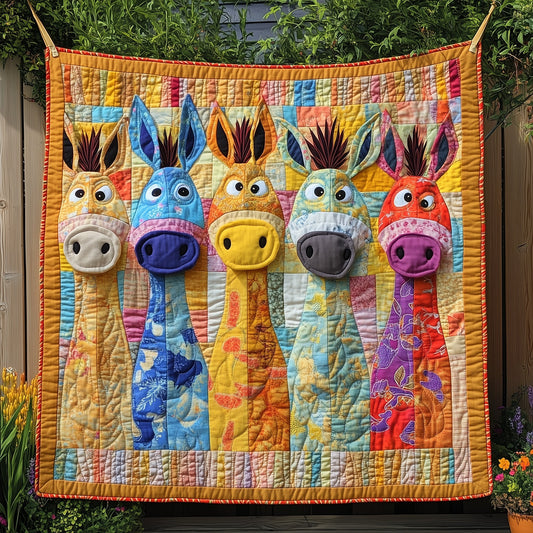 Whimsical Donkey Quilted Blanket GFTOTP6162