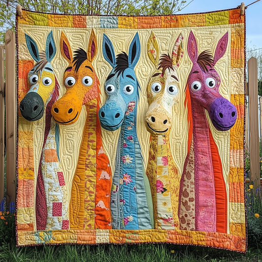 Whimsical Donkey Quilted Blanket GFTOTP6163