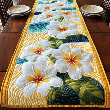 Plumeria Island Quilted Table Runner GFTOTP6184