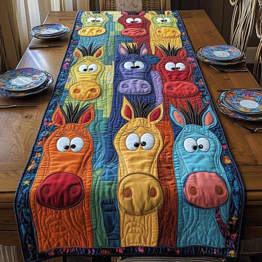 Playful Donkey Quilted Table Runner GFTOTP6219