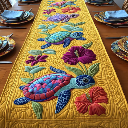Tropical Turtle Quilted Table Runner GFTOTP6225