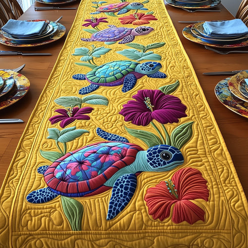 Tropical Turtle Quilted Table Runner GFTOTP6225