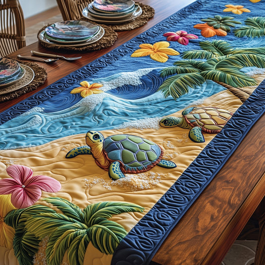 Tropical Turtle Quilted Table Runner GFTOTP6228