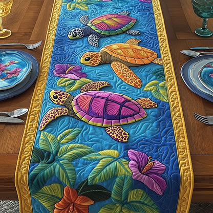 Tropical Turtle Quilted Table Runner GFTOTP6231