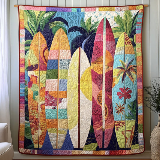 Aloha Surfboard Quilted Blanket GFTOTP6267