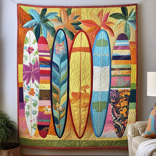 Aloha Surfboard Quilted Blanket GFTOTP6268